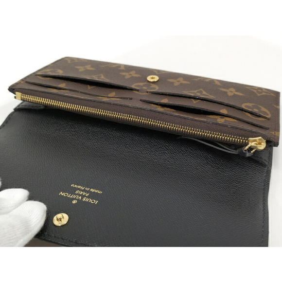 Louis Vuitton Monogram Reverse Portefeuille Emily Bifold Long Wallet - Picture 8 of 9